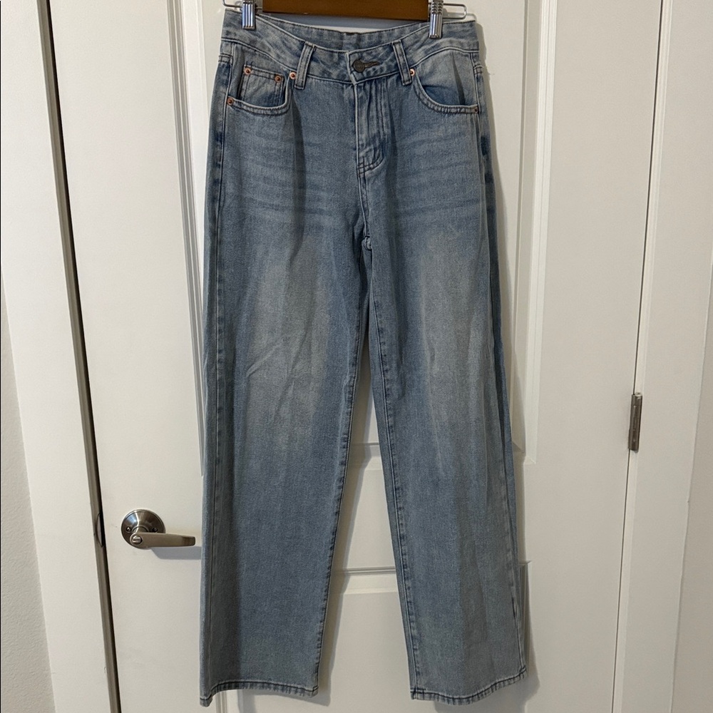 Amazon Women's Light Blue Flare Jeans